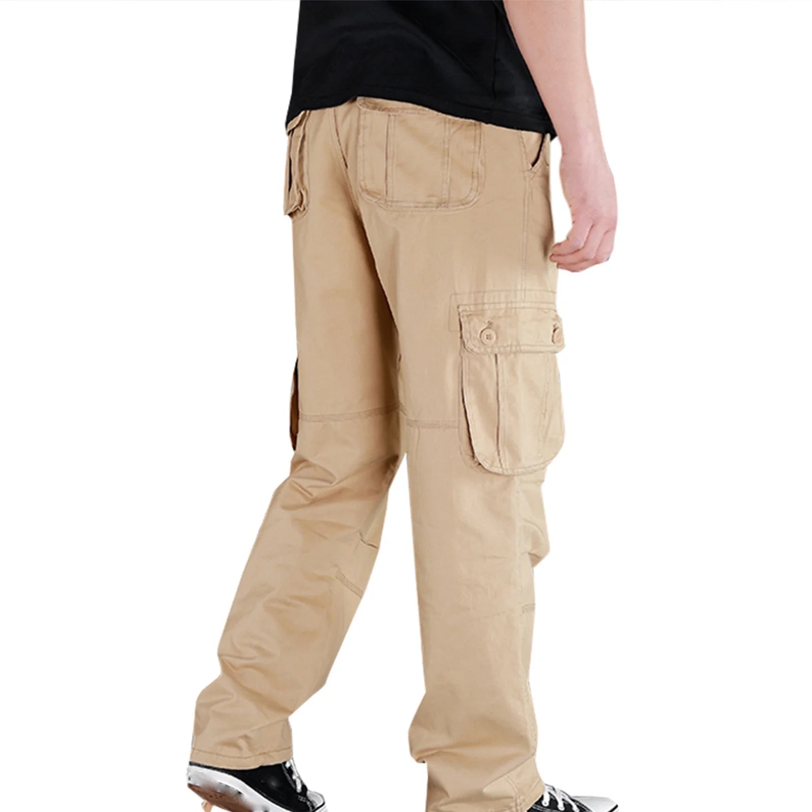 Mens Cargo Pants Big and Tall Multi Pockets Pants Work Work Trousers Classic Workwear Cargo Pants