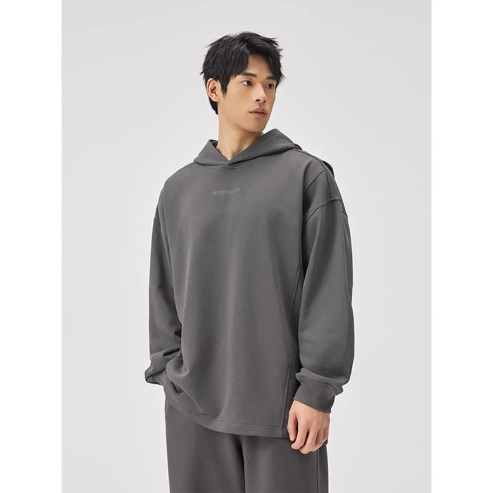 BODYDREAM BM Men'S Heavyweight Pants. Autumn Style. Casual Pants. Loose Straight-Leg Pants. Sports Sweatpants. Patchwork Drawstring Pants.