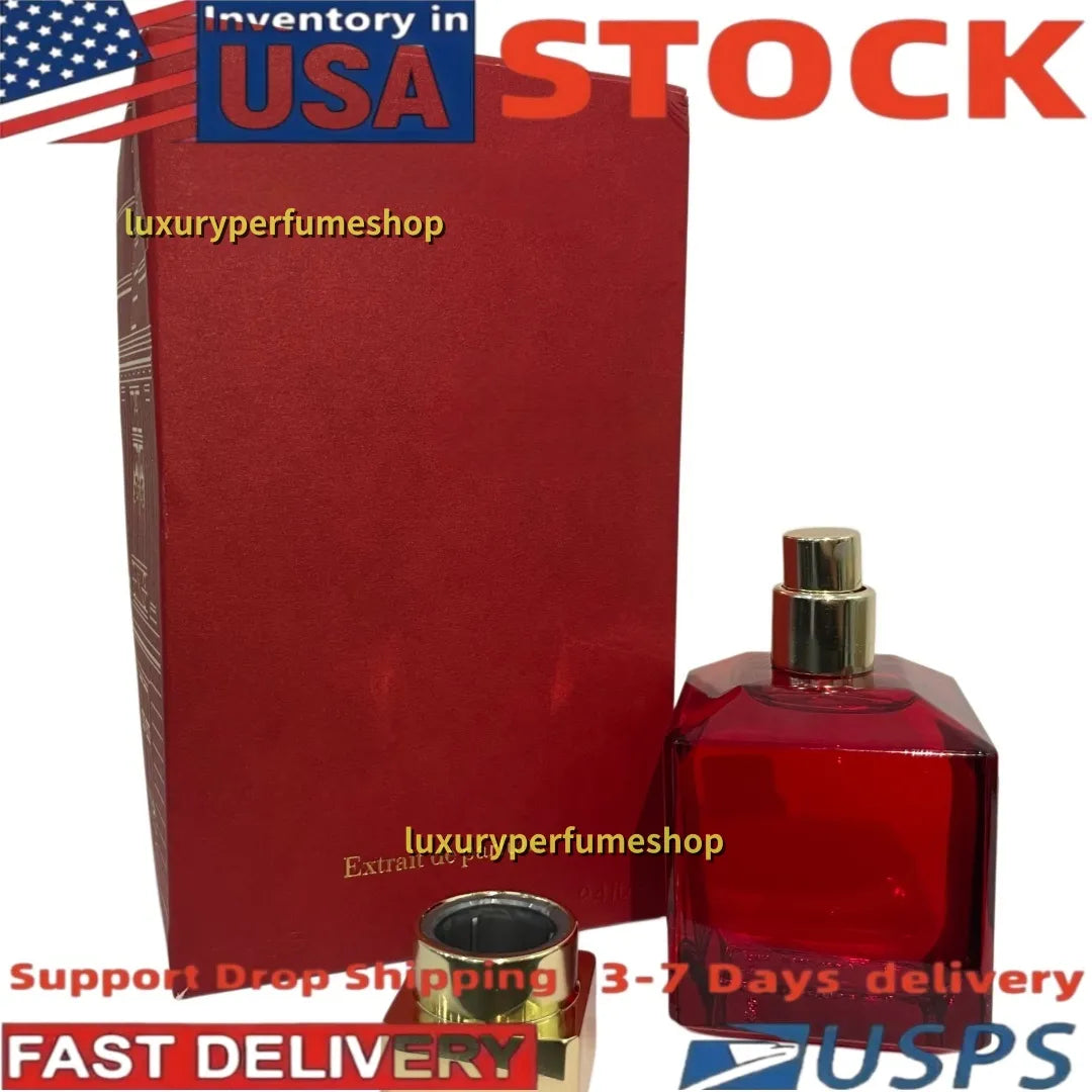 Luxury Cologne Mens Cologne Designer Perfume Fragrance for Woman Womens Perfume Inspired by Baccaratt Rougue 540 Parfum Luxe Man Colonge Scent Aftershave AA